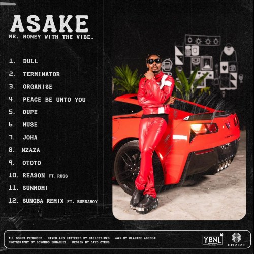 Asake Mr Money with the vibe album 